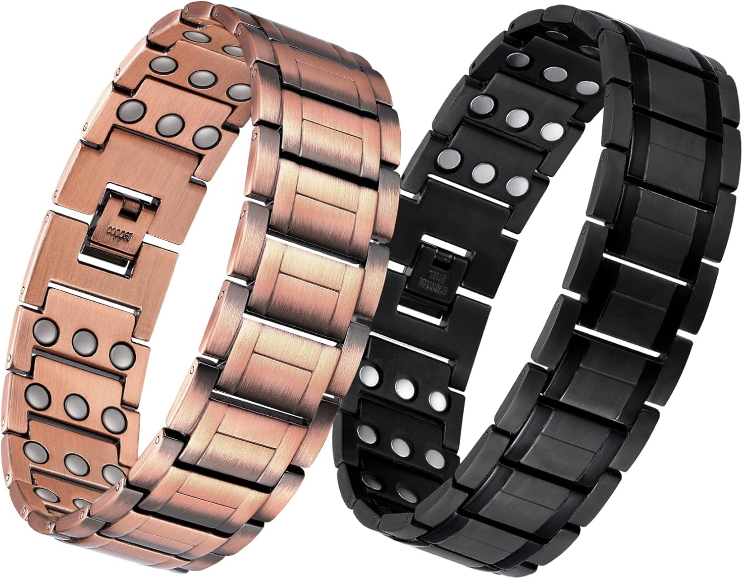 Feraco Lymph Detox Bracelets for Men Triple