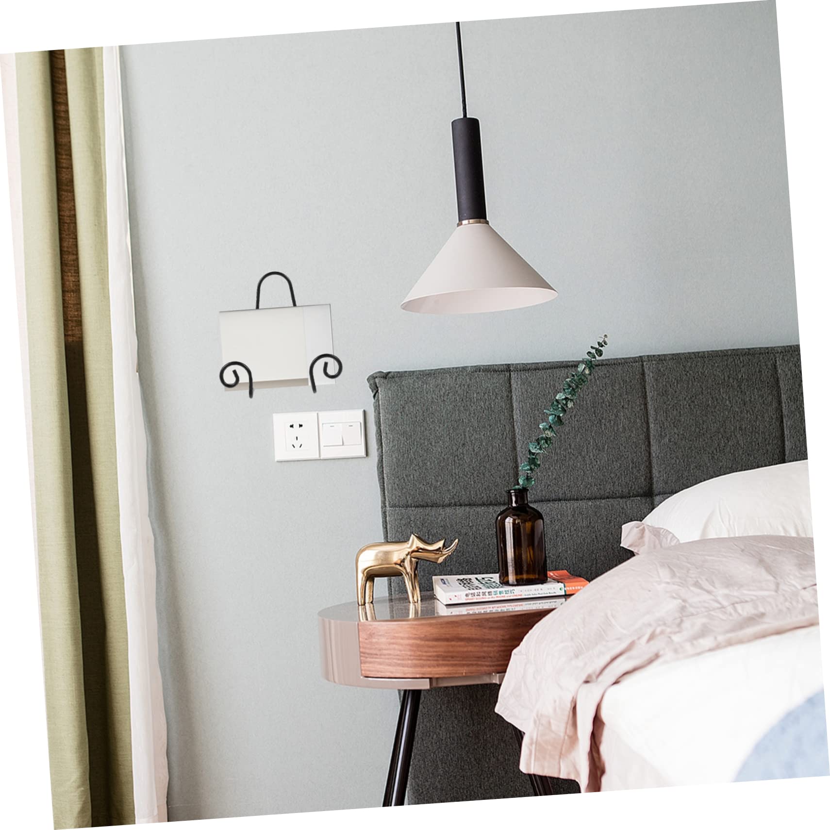 Yardenfun Elegant Sturdy Ceramic Plate Display Stand Iron Plate Holder Dish Storage Rack for Home