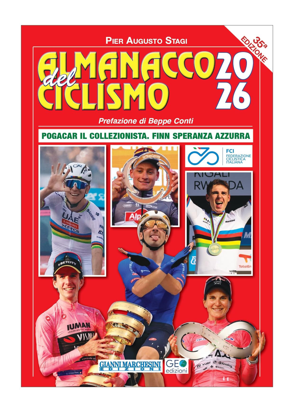 Almanacco del ciclismo 2026. La «bibbia del pedale», arriva a 35 anni e prosegue nella conservazione della memoria del ciclismo