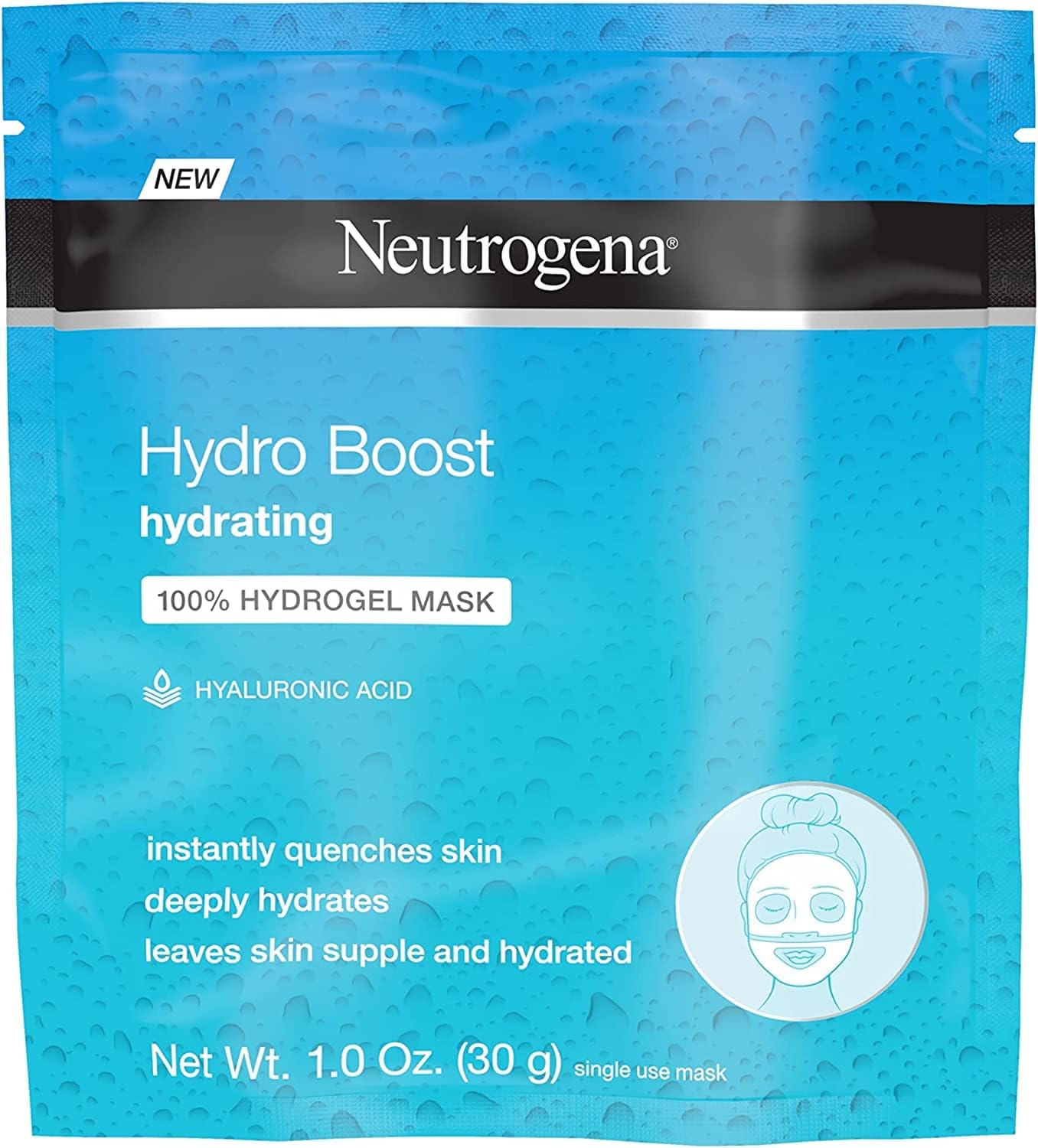 Hydro Boost and Hydrating Hydrogel Mask, 1 Ounce Each (4)4