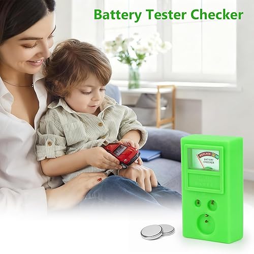 Miniatura 7 de Rongon Probador de batería de pila de botón Comprobador de batería portátil Comprobador de baterías pequeñas 1.5 V 3 V Herramienta de medidor para