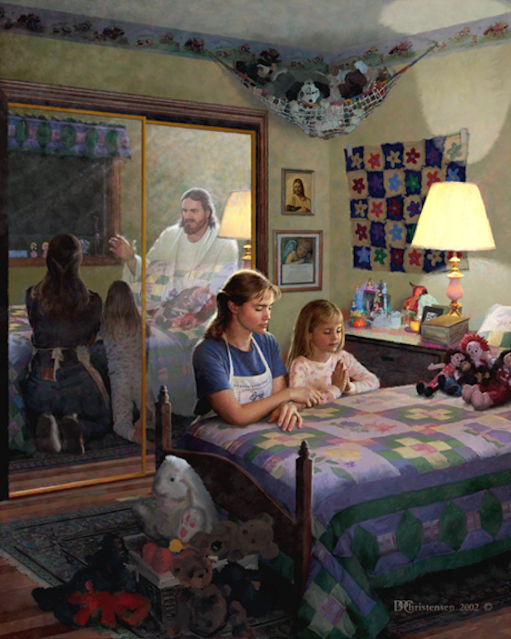 Doc Christensen A Child's Prayer 11x14 Inches Latter-Day Saint Art