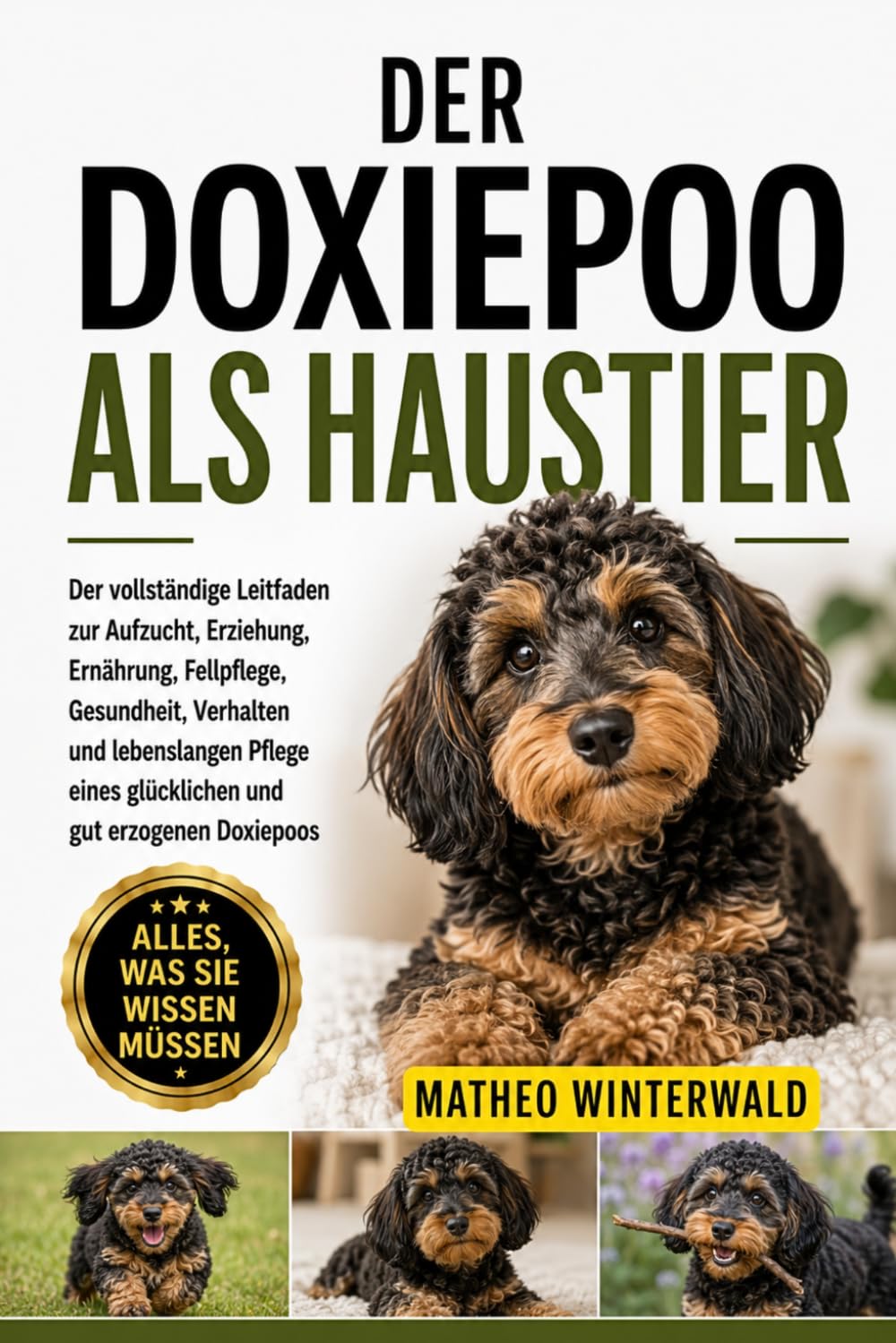 DER DOXIEPOO ALS HAUSTIER: Der vollständige Leitfaden zur Aufzucht, Erziehung, Ernährung, Fellpflege, Gesundheit, Verhalten und lebenslangen Pflege eines glücklichen und gut erzogenen Doxiepoos