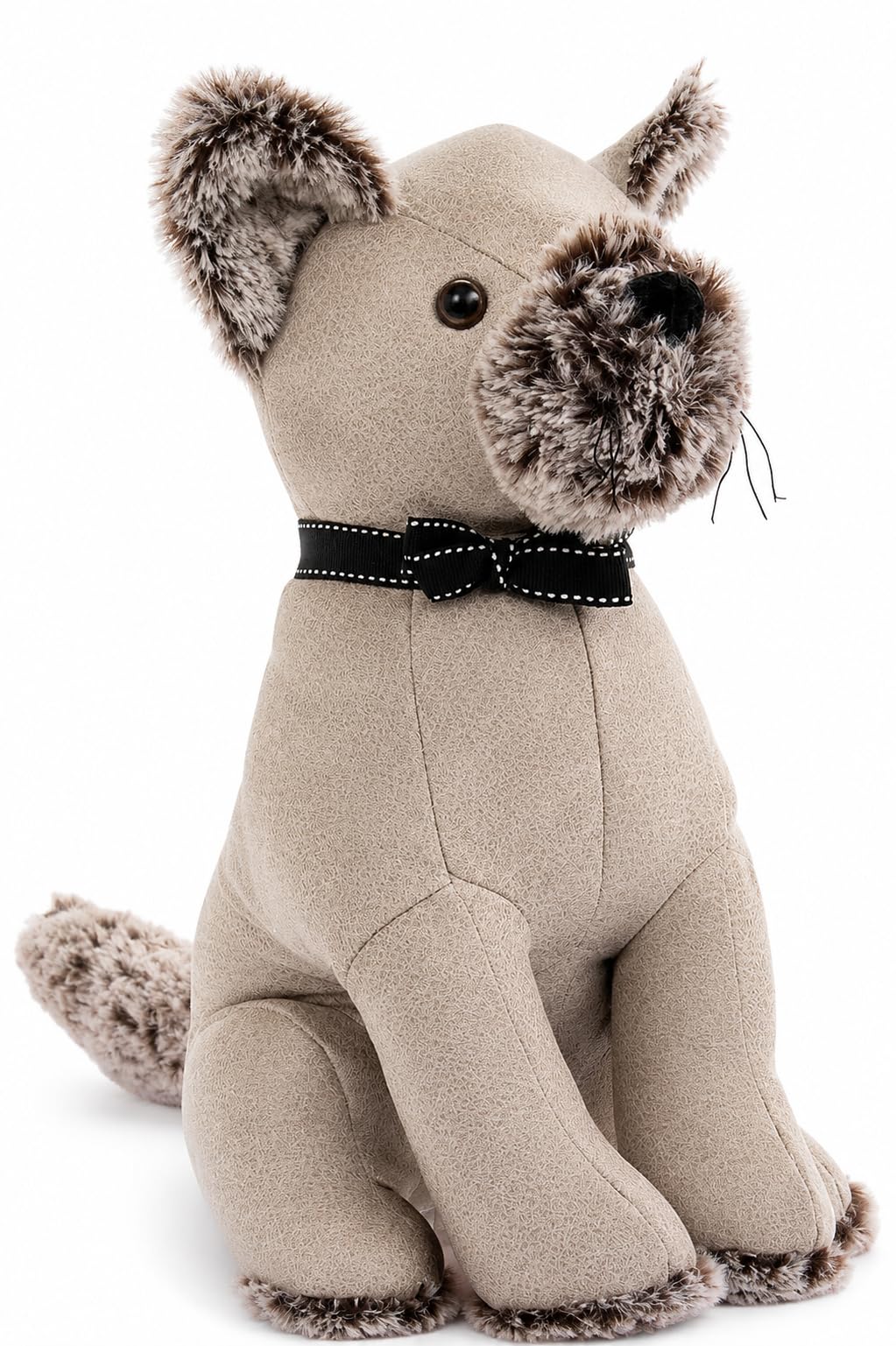 Tamersgifts Beige Cat Doorstop Beige Cat Door Stop Fabric Animal Doorstop Weighted Decorative Home Door Holder