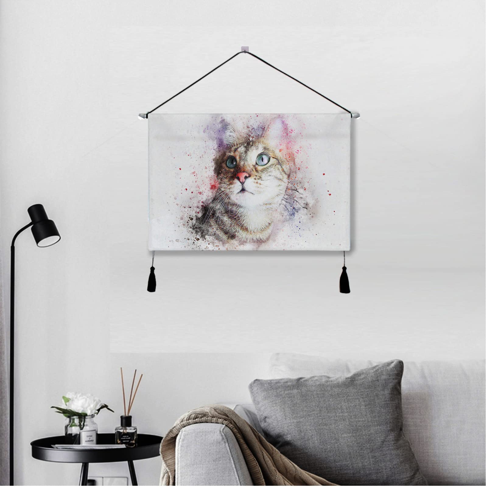 Amazon.co.jp: JOHIZUTA タペストリー 掛け軸 水彩絵の具の Amazon.co.jp: JOHIZUTA タペストリー 掛け軸 水彩絵の具の