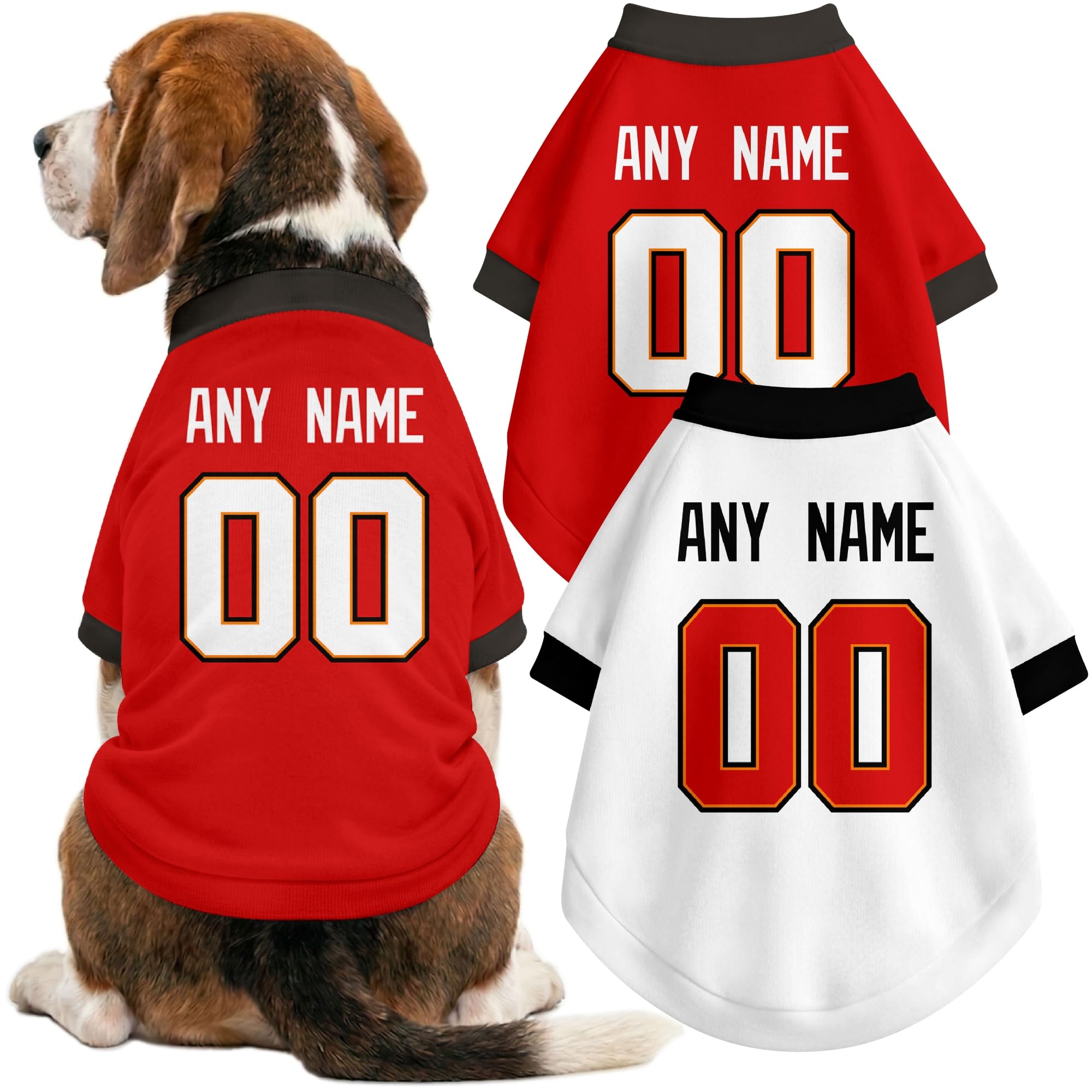 Tampa Dog Clothes Custom Name Number T Shirt for Dog Gifts