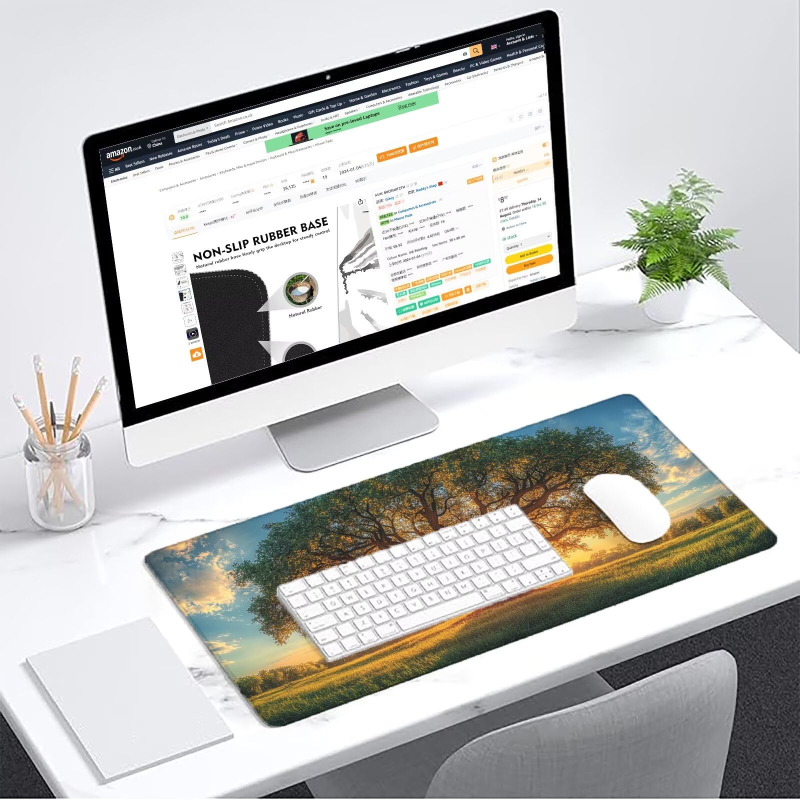 Podkładka pod mysz szałwia zielona podkładka pod mysz xxl 1600x800mm mata biurkowa kolor pomarańczowy podkładka pod mysz jednoczęściowa antypoślizgowa gumowa podstawa krawędzie akcesoria biurowe praca