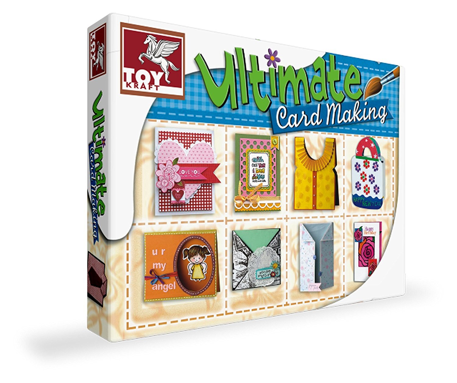 TOYKRAFTTCelebrate with Greeting Cards| Card Making DIY Craft Kit for Girls Boys| Christmas Gift| Art and Craft Kit for 7+ Years Old