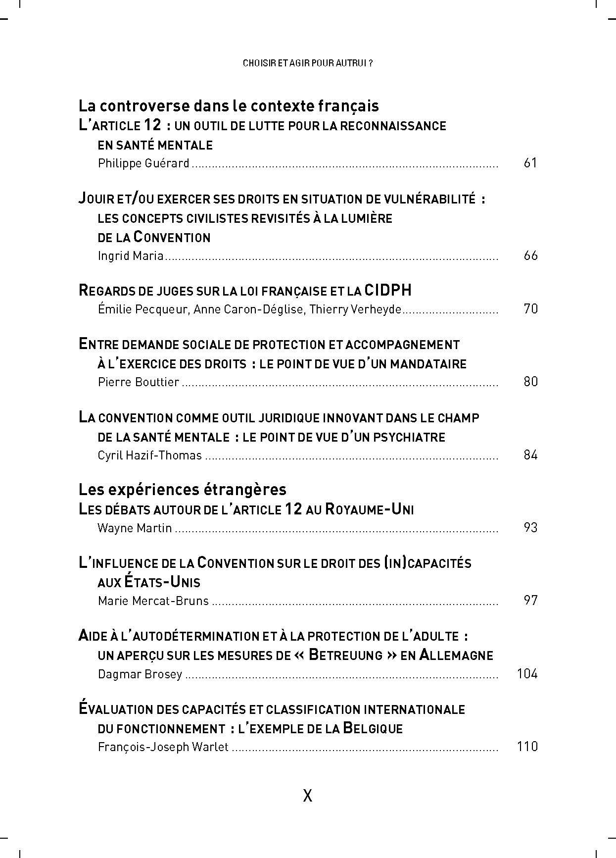 Choisir et agir pour autrui ?: Controverse autour de la Convention de l'ONU relative aux droits des personnes handicapées