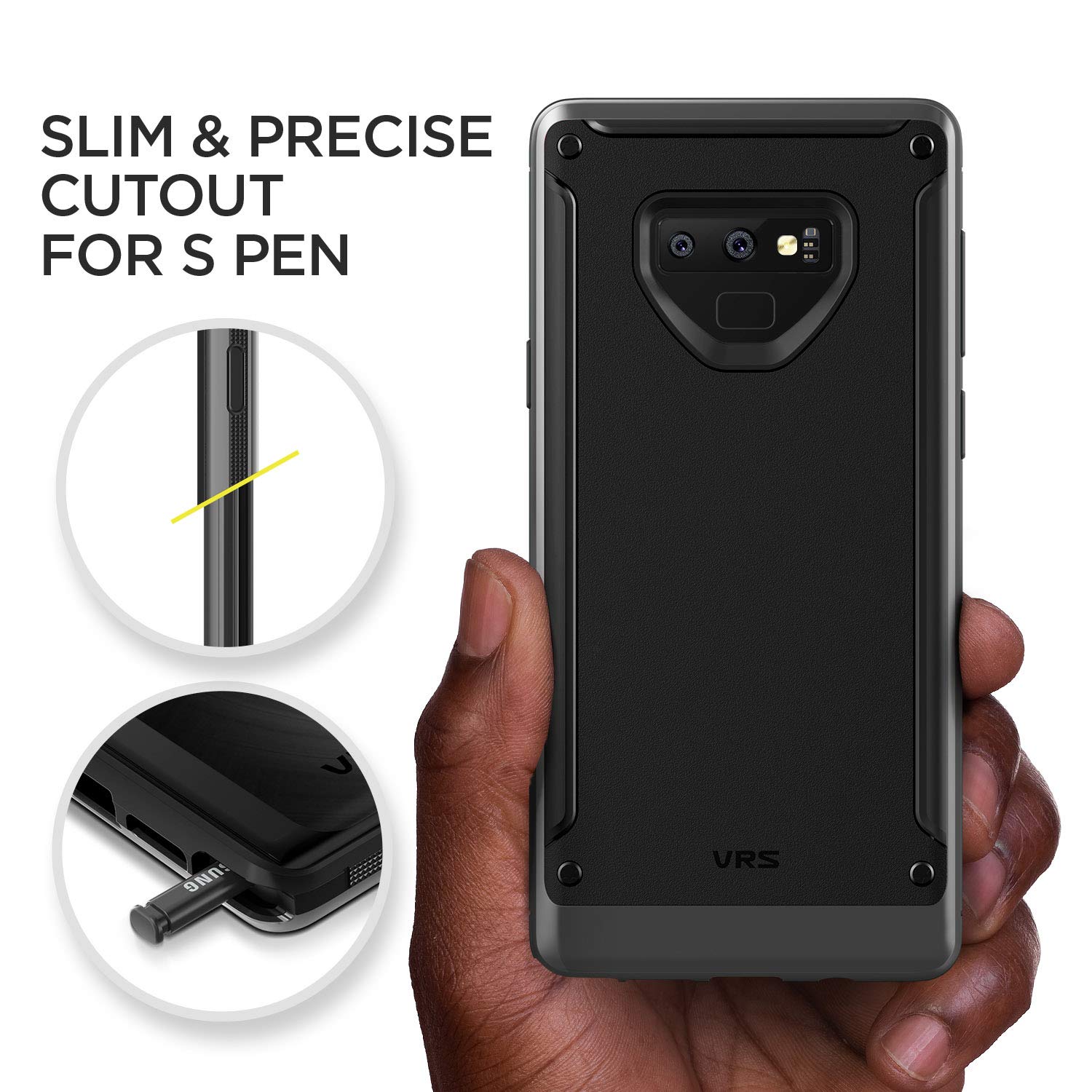 Amazon.co.jp: 【VRS】 Galaxy Note 9 対応 ケース 耐衝撃 衝撃 吸収