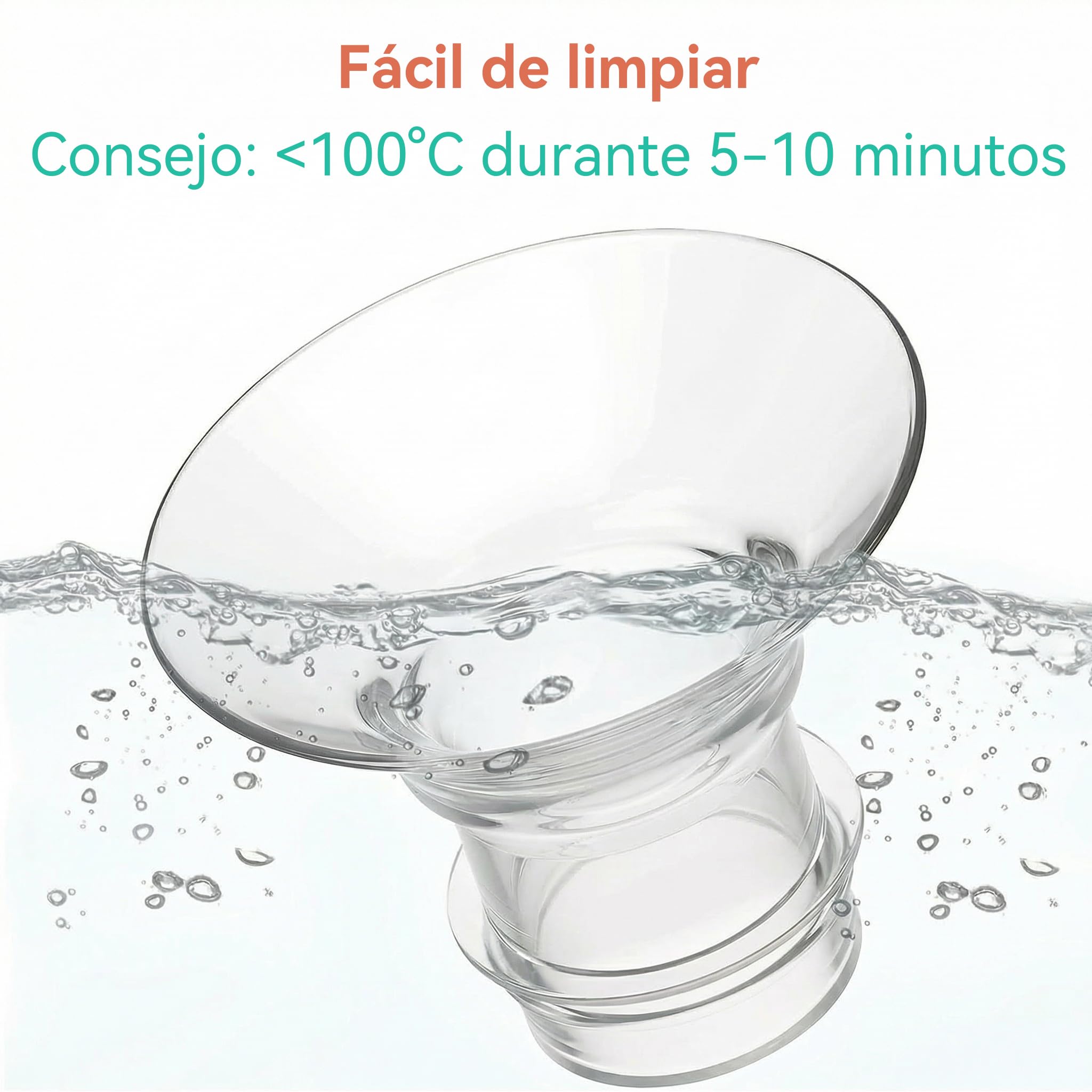10uds Insertos de Brida 13/15/17/19/21mm con Regla de Medición de Pezón,Compatibles con Sacaleches 24mm Momcozy M5/S9 Pro/S12 Pro,Medela,KISSBOBO K5/K6,Sin BPA — view 7