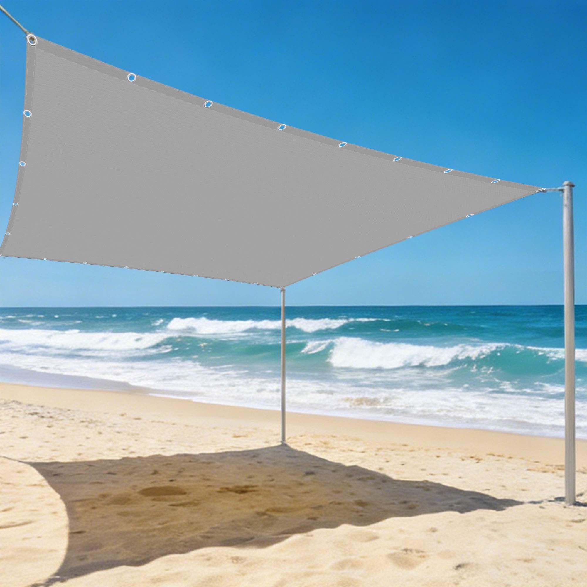 Voile d'ombrage étanche pour résoudre les problèmes de chaleur et de pluie fine sur la terrasse