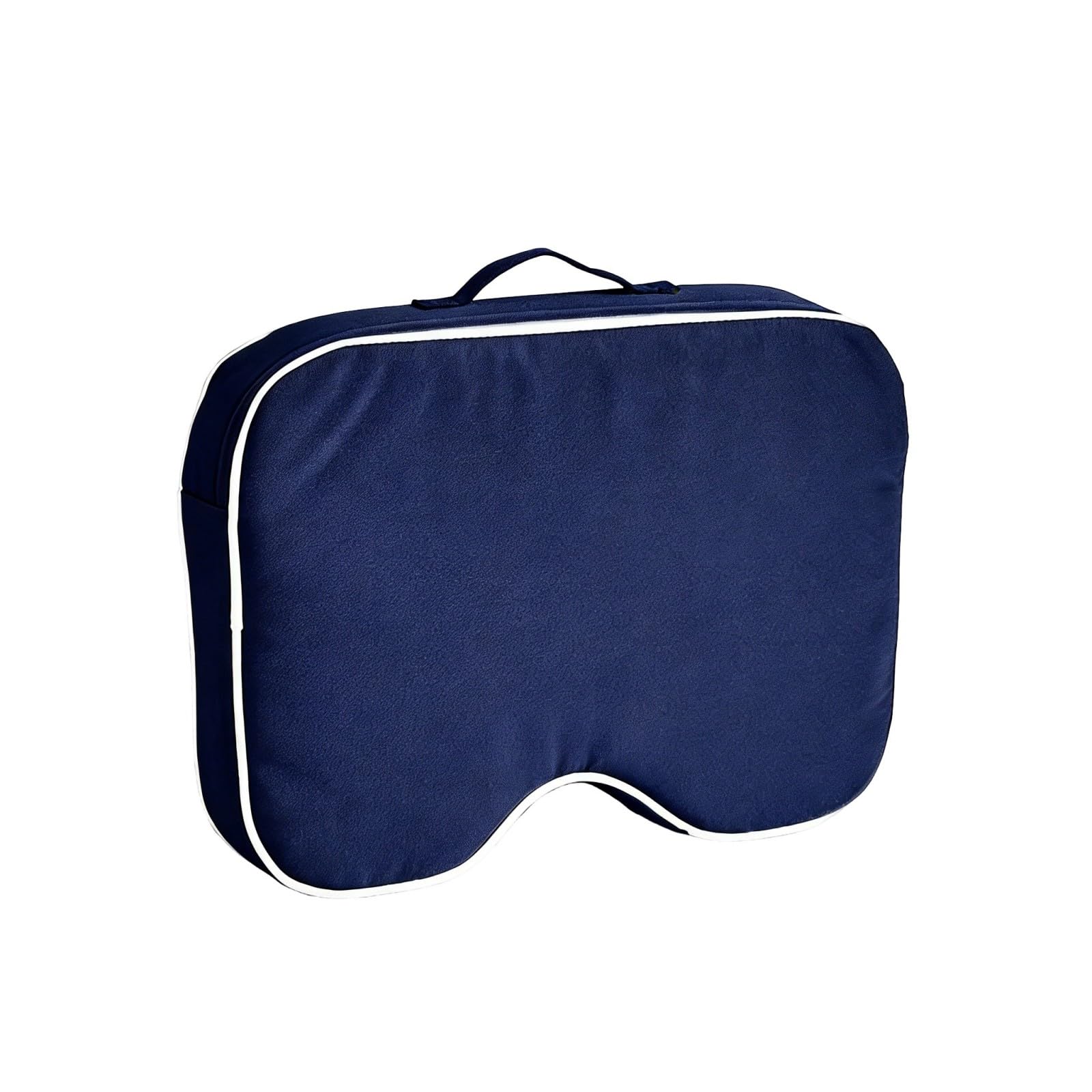 Buxuaaaa Navy Blue Polyester Bleacher Seat With Ergonomic Designs For Baseball Games And Music Concerts Stadium Seat Pillow