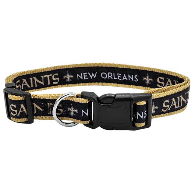 Pets First NFL Collar de Perro. 32 NFL Equipos Disponible en 4 tamaños. Resistente