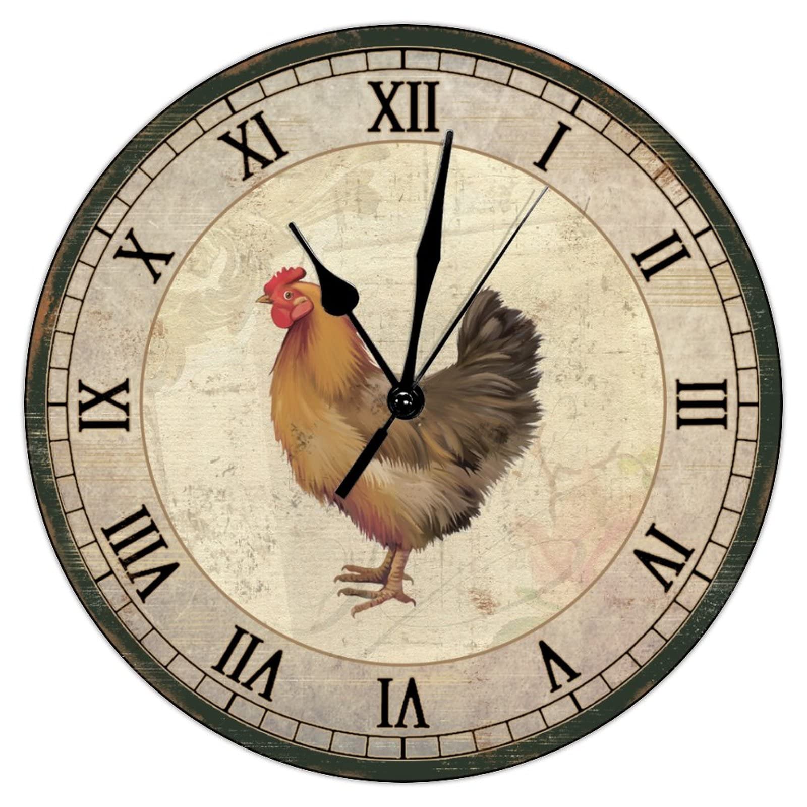 Horloge murale à quartz silencieuse et décorative pour un sommeil paisible