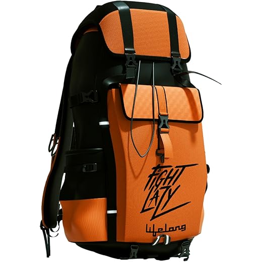 Lifelong Travel Backpack 80L Orange