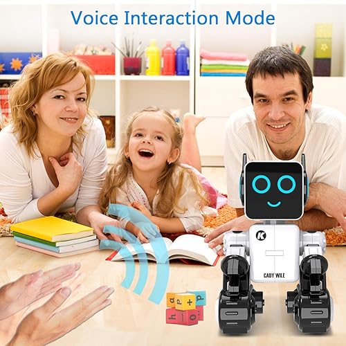 Miniatura 3 de Robot de juguete para niños, control remoto y programación inteligente, robot RC, adecuado para niños y más para música, bailar, hablar, jugar con