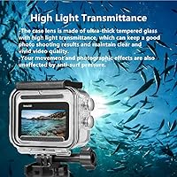 Vista 7 de Funda impermeable y agarre flotante compatible con Insta360 GO 3, carcasa protectora de buceo subacuático con accesorios de soporte