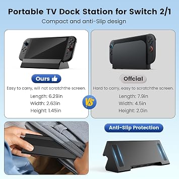 TV Dock Station for Nintendo Switch 2