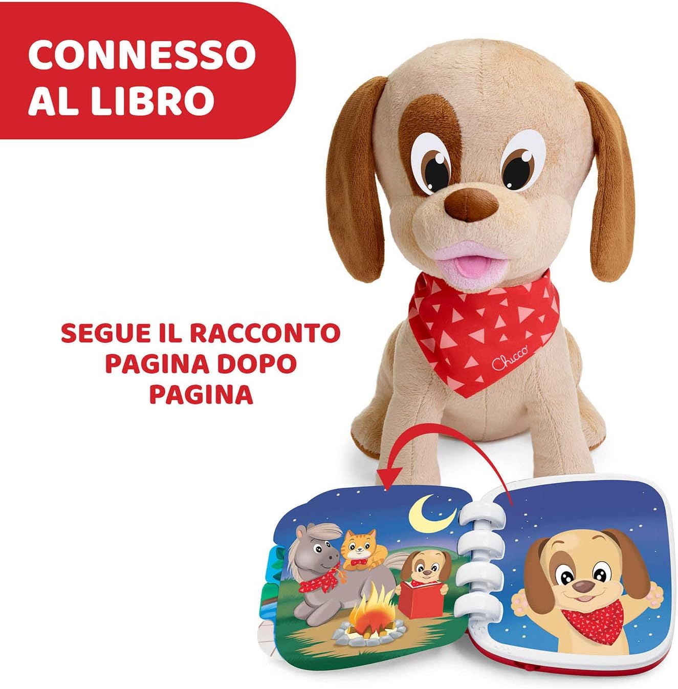 Up To 40% OFF Chicco Lucky The Puppy Raccontastories, Beige, Colour, 00009606000000