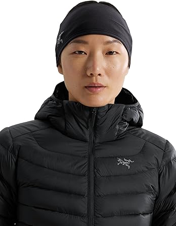 Arc'teryx Rho Headband Unisex | Light, Warm Torrent Microfleece Headband | Black, Small Medium