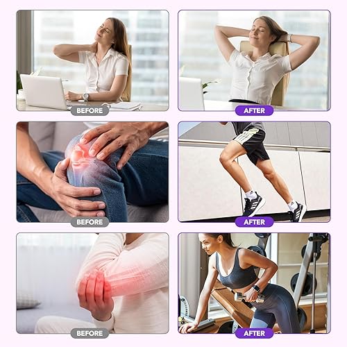 Miniatura 9 de Gel morado articular, gel de masaje para dolor en las articulaciones, gel de masaje relajante, extracto de cúrcuma para espalda, rodillas, lumbar,