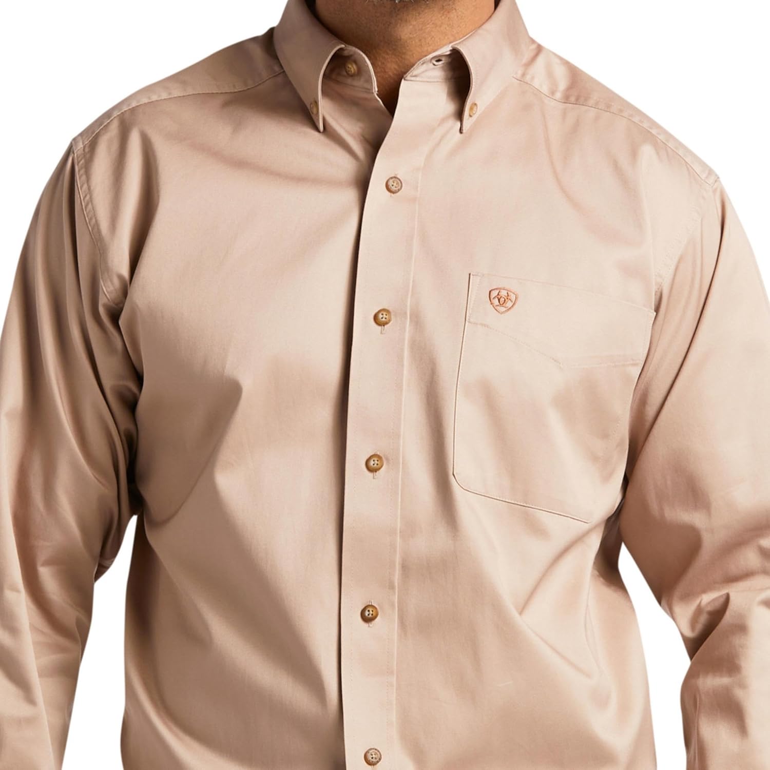 Ariat Men's Solid Twill Classic Fit Shirt - Image 6