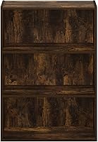 Vista 7 de Furinno Pasir - Estantería abierta de 3 niveles, pino ámbar