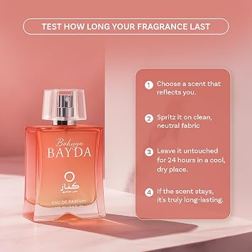 BAHIYAA BAYDA | Women's Fragrance | Perfume for Women | Jasmine top note | 100 ml pack | 3.4 Fl. Oz. | Floral fragrance | Eau de Parfum EDP