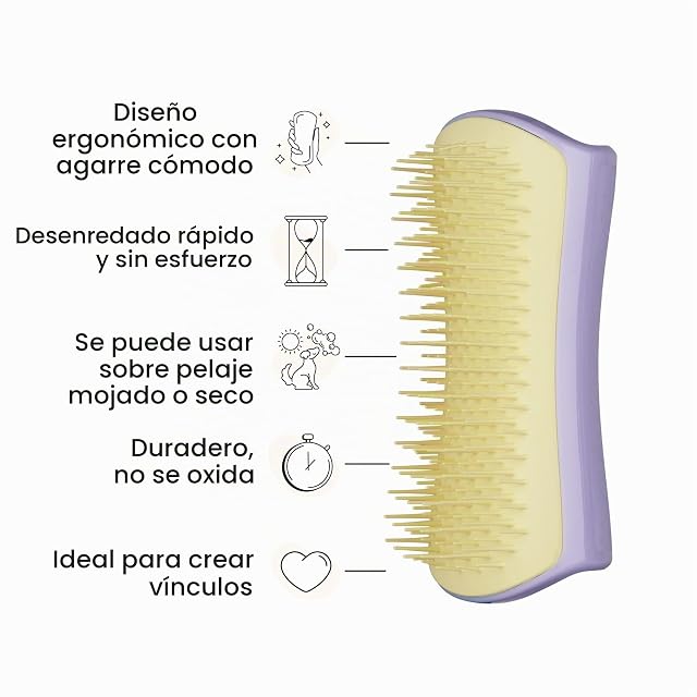 Foto 4 de 8 de Tangle Teezer Cepillo Pequeño Pet Teezer - Cepillo Desenredante Pequeño para Perro - Cepillo para Perros
