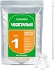 WANANFU Size 1 Empty Capsules Vegetarian 100 Count Bundle with Micro Lab Spoon with Powder Tamper, Compatible with Capsule Filling Machine