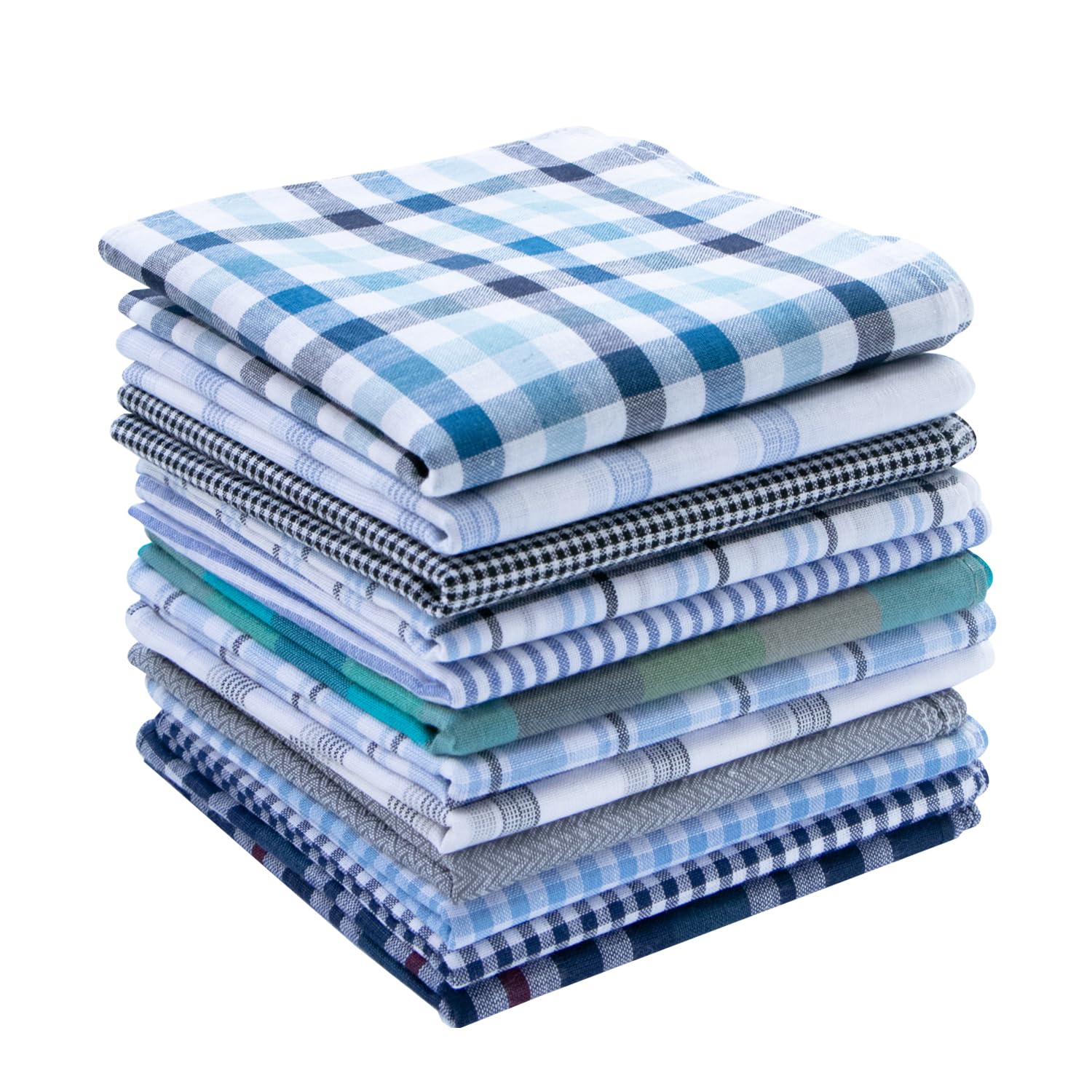 Handkerchiefs for Men 100% Cotton Classic Pocket Squares Hankies