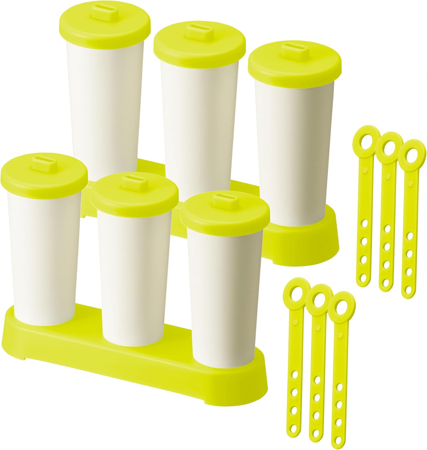 LIKE-IT STK-05 2P Ice Cube Tray, Ice Stand, Ice Cubes, Set of 2, Approx. Width 6.5 x Depth 2 x Height 5.1 inches (16.5 x 5 x 13 cm), Pink, Made in Japan, Makes Cylindrical Ice, Space Saving in the