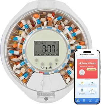 WiFi Automatic Pill Dispenser with Care Monitoring & Adherence Tracking