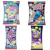 Vista 1 de Neruneru Colorido Paz Japonés DIY Surtido 4pcs Kracie Niños Snack Comida Ninjapo