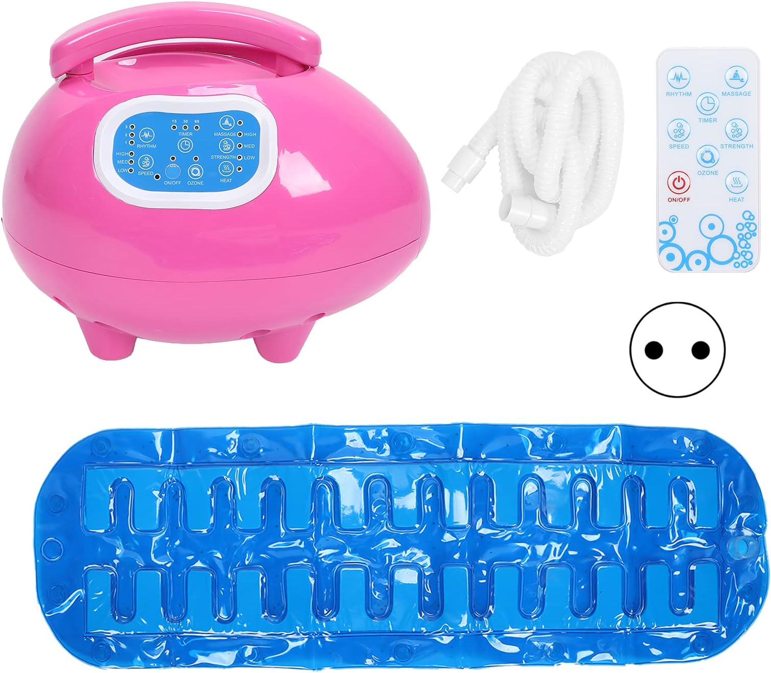 Whirlpool, Three-Position Adjustment, 10,000-15,000 Microvibration Bubbles Per Second, 8-Button Bathtub Whirlpool Kit, Improves Fatigue. (UK)