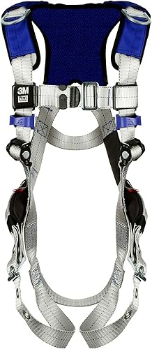 Miniatura 5 de 3M DBI-SALA ExoFit X100 Arnés de seguridad de recuperación de chaleco cómodo, protección contra caídas, ANSI, OSHA, anillos en D de hombros