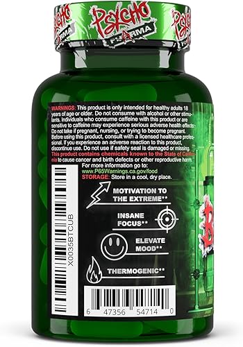 Miniatura 3 de Psycho Pharma Far Beyond Driven, para aumentar la energía para quemar con un enfoque mejorado, estado de ánimo positivo.