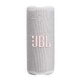 JBL Grip, Kompaktowy Głośnik Bluetooth, Biały | JBL Pro Sound i AI Sound Boost, do 14 h Odtwarzania, Wodoodporność IP68,