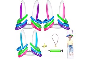 Easter Inflatable Bunny Ears Ring Toss Game: A Hopping Good Time for Kids