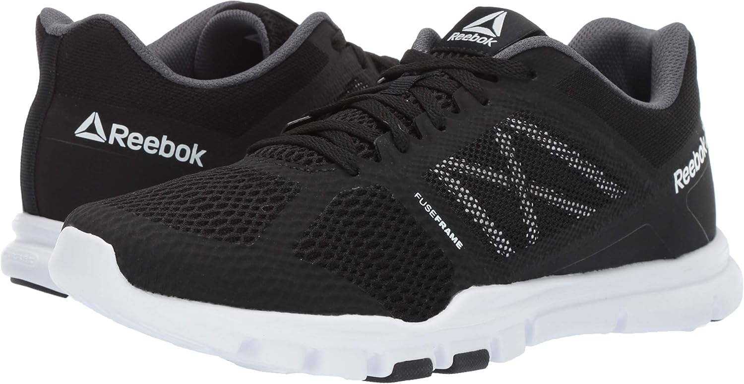 Reebok Men's Yourflex Train 11 Mt 10.5 Black/True Grey/White