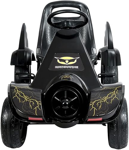 Miniatura 9 de Pedal Go Kart para niños coches de paseo con pedal con asiento ajustable pedal de pie vehículo de pedal de 4 ruedas para niños carrito de paseo para