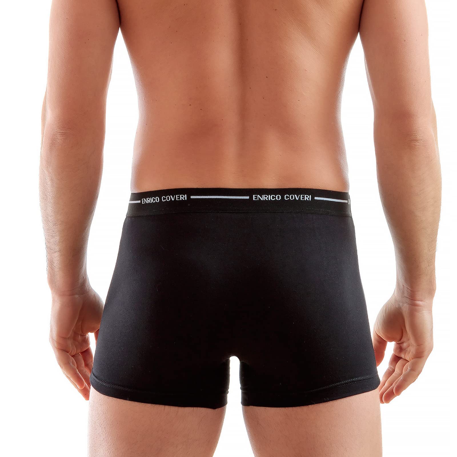 Enrico Coveri Boxer Uomo Super Offerta 3 E 6 Pezzi Boxer Uomo Elasticizzato Elastico Esterno