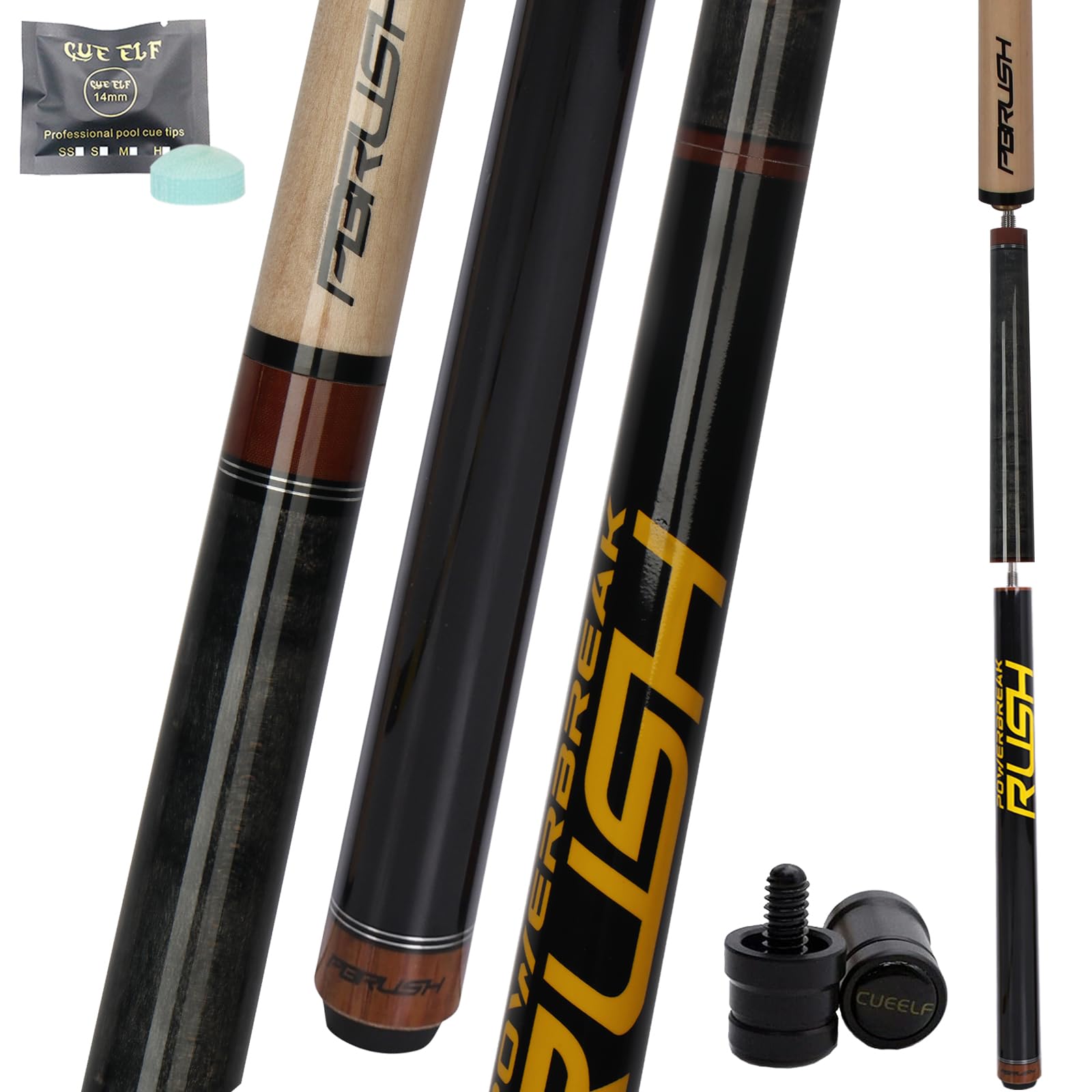 Snapklik.com : Heavy Hitter Jump Break Pool Cue 20oz 21oz 22oz 23oz 3 ...