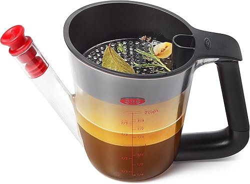 Miniatura 8 de OXO Good Grips Separador de grasa de 2 tazas, plástico, talla única
