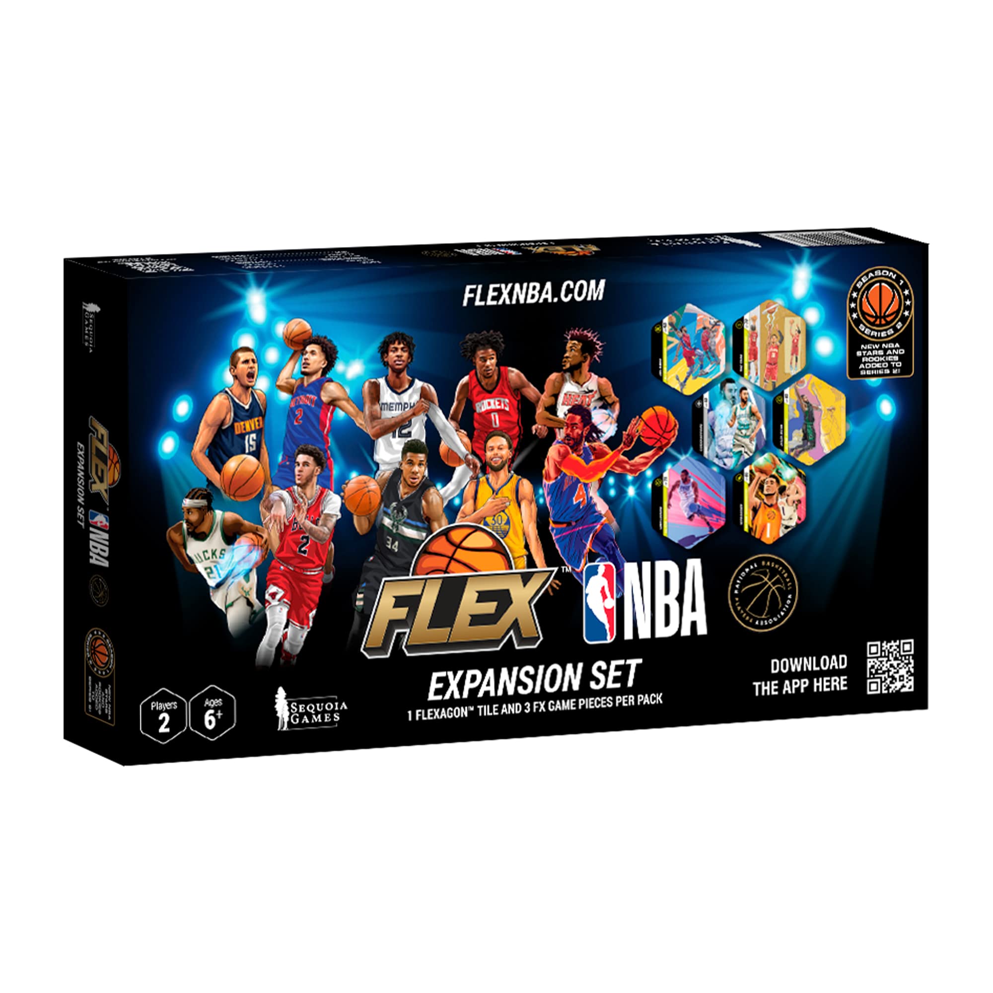 Amazon.com: FLEX NBA TCG Game | Series 2 Expansion Set | Includes