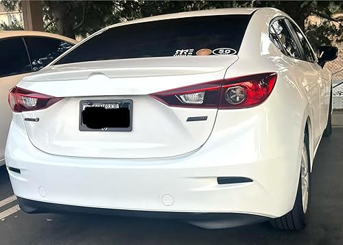 Miniatura 11 de iJDMTOY Lentes reflectantes de parachoques trasero de lente roja o marcadores laterales traseros compatibles con Mazda 3 5 6 OEM Spec LH RH Assembly