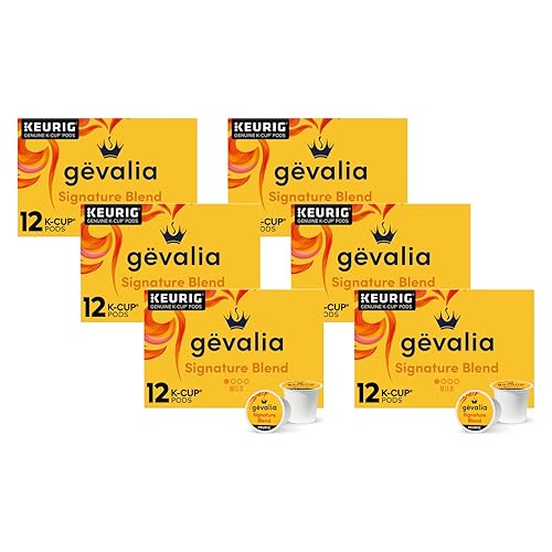 Vista 50 de Gevalia, Signature Blend - Cápsulas de café, café con tostado medio (72 cada caja, 6 cajas de 12)