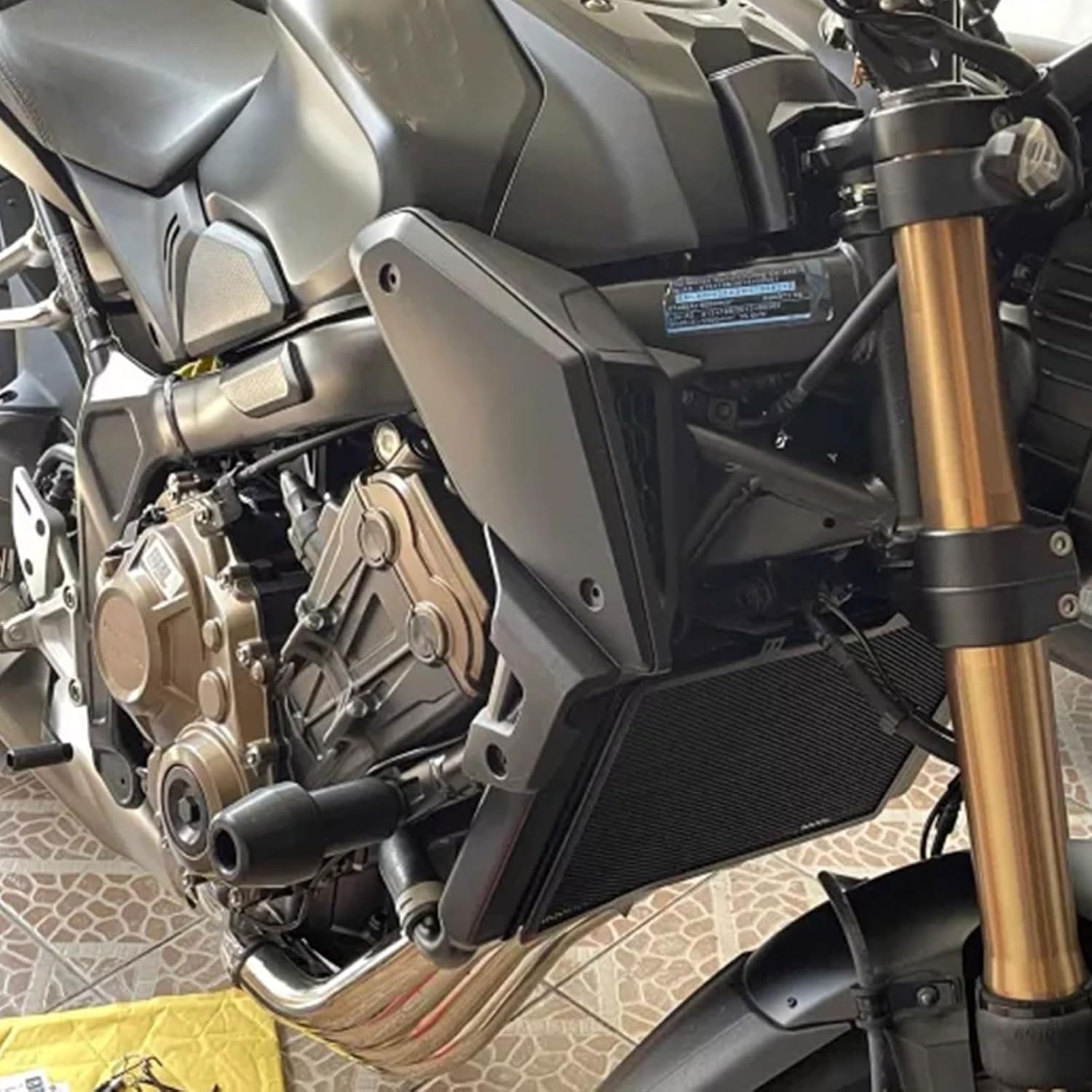 Air Intake Cover,Side Fairing for CB650R Accessories 2019-2023,Matte Black