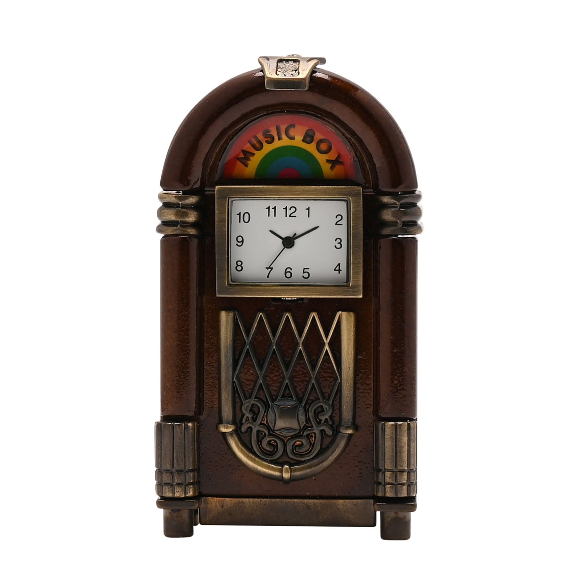 WM Widdop Miniature Juke Box Clock 9730